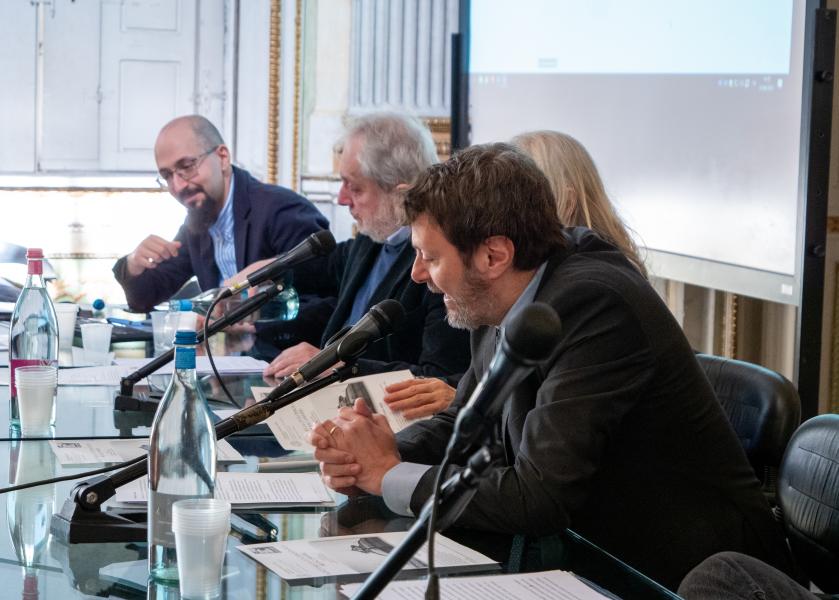 Un momento del convegno “Progettare la città democratica. Milano (1945-1951)” nell’ambito delle iniziative organizzate per l’80° Anniversario della Liberazione.