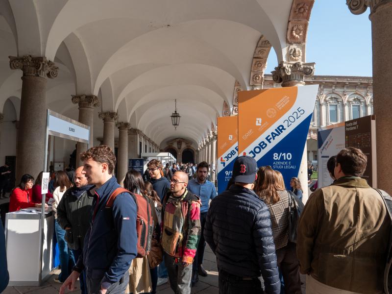 Colloqui con aziende e servizi di cv check in Statale per la Job Fair