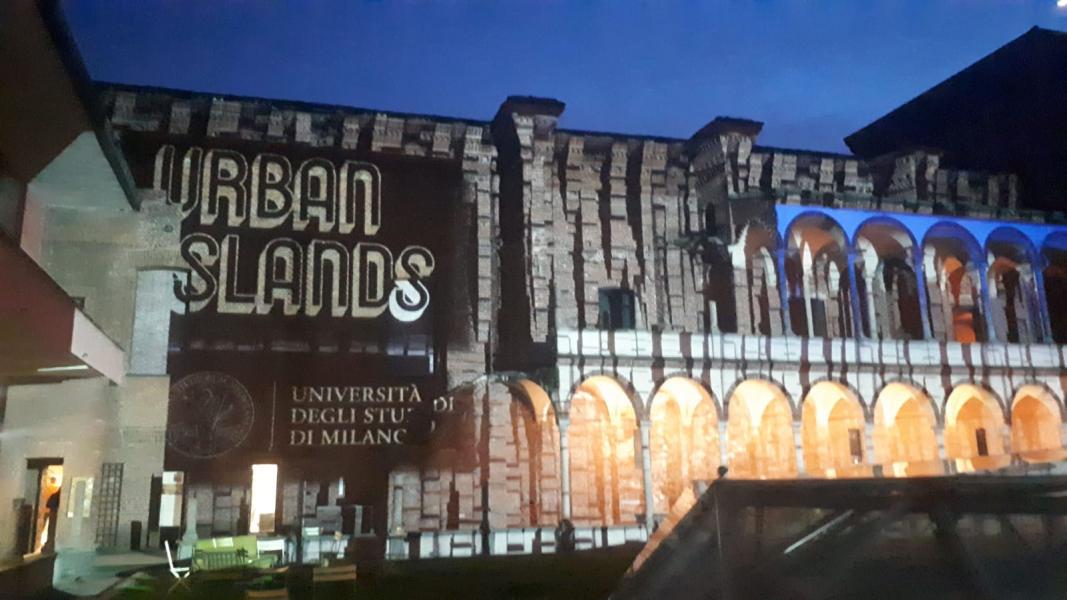 Urban Islands, videomapping nel cortile della Ghiacciaia