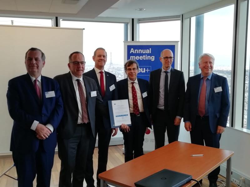 I rettori delle università partner di  4EU+ Alliance firmano l'Erasmus+ Agreement
