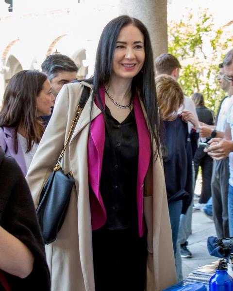 La rettrice Marina Brambilla all'Open Day