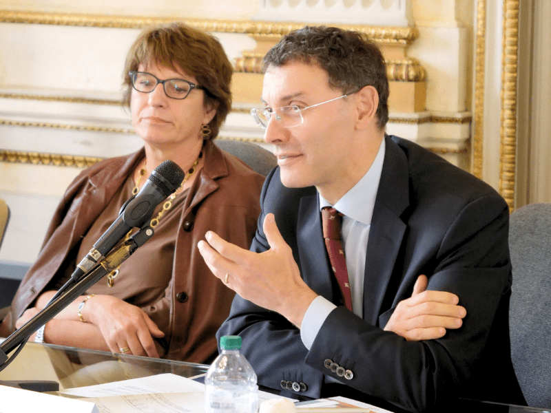 Stefano Paleari, consigliere del Ministro dell’Università e Ricerca per l’attuazione del PNRR, alla presentazione del libro "Quale università dopo il PNRR?".