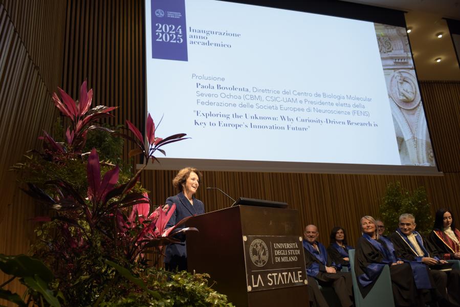 Paola Bovolenta,  Direttrice del Centro de Biología Molecular   Severo Ochoa (CBM), CSIC-UAM e Presidente eletta della   Federazione delle Società Europee di Neuroscienze (FENS)