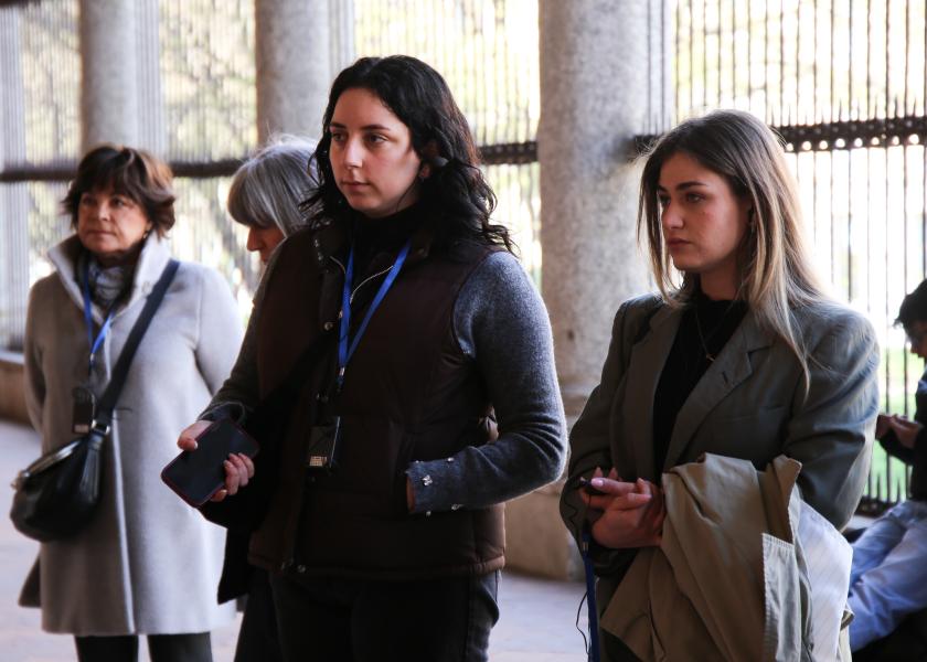 Un momento delle visite alla Ca' Granda durante Università Svelate