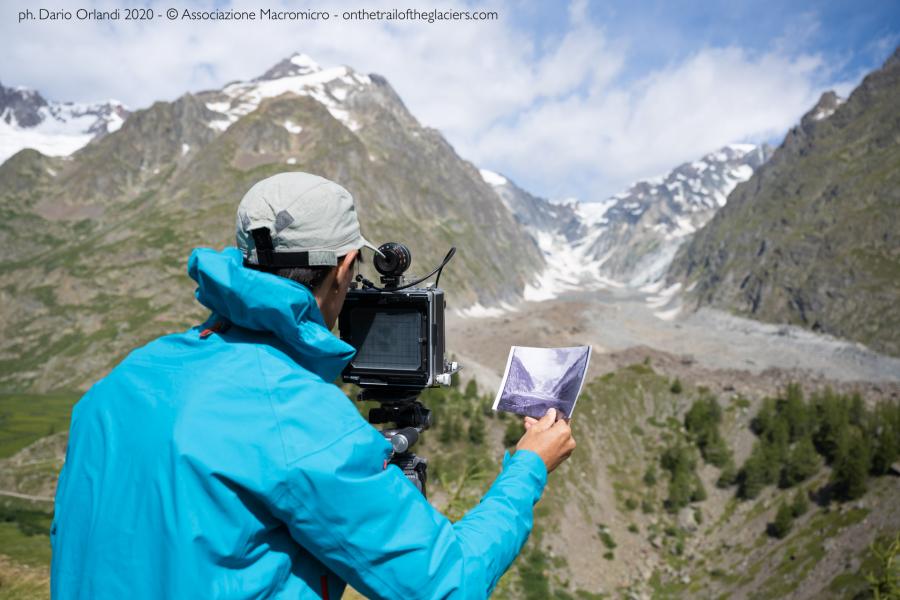 Le prime tappe della spedizione Sulle tracce dei ghiacciai - Alpi 2020 - Foto Associazione Macromicro