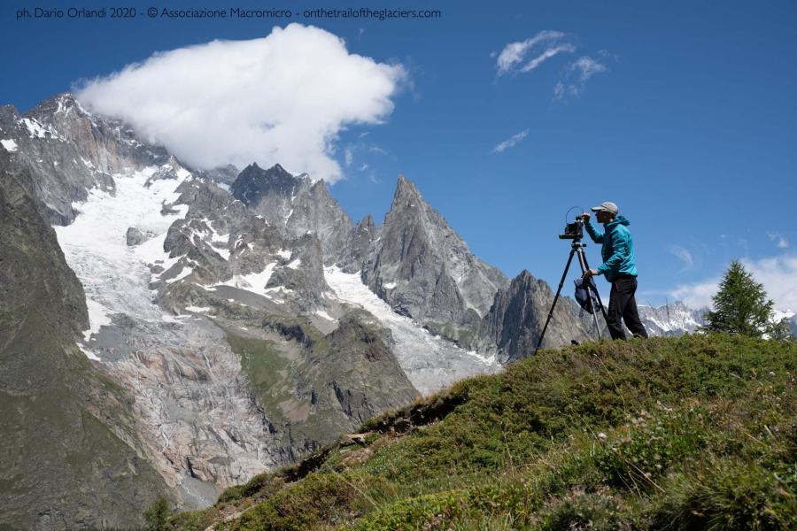 Le prime tappe della spedizione Sulle tracce dei ghiacciai - Alpi 2020 - Foto Associazione Macromicro
