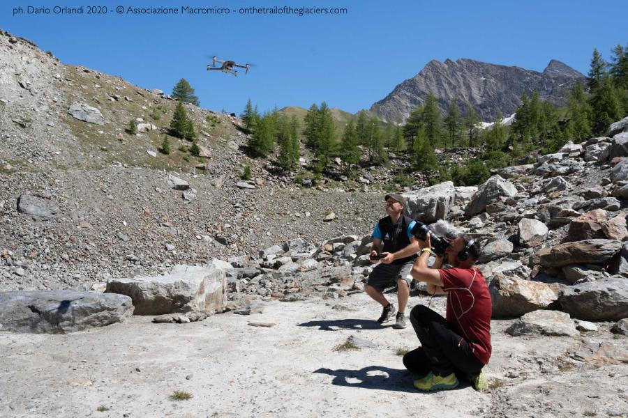 Le prime tappe della spedizione Sulle tracce dei ghiacciai - Alpi 2020 - Foto Associazione Macromicro