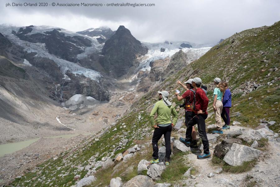 Le prime tappe della spedizione Sulle tracce dei ghiacciai - Alpi 2020 - Foto Associazione Macromicro