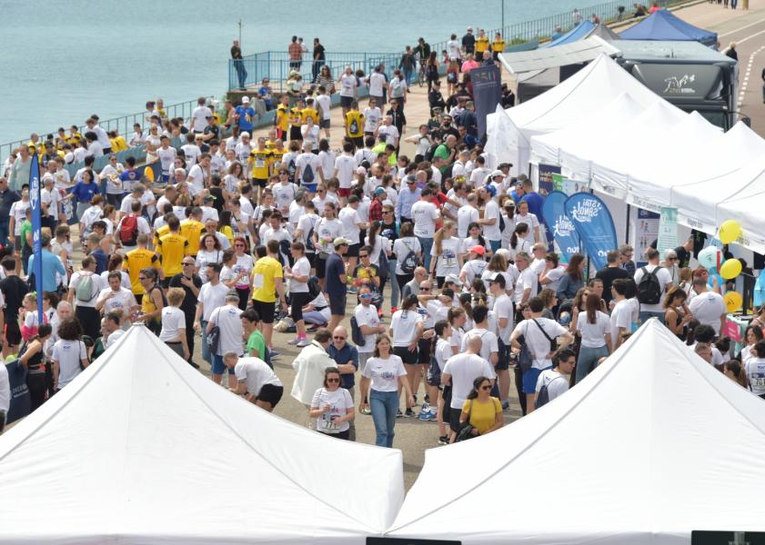 Un momento della SatiSano RUN del 2024