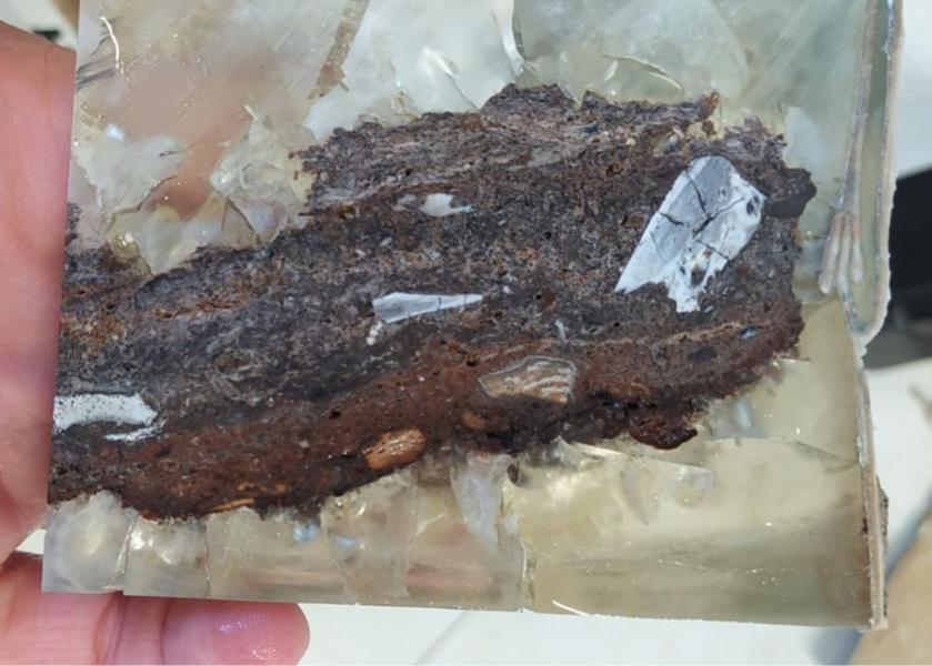 Sedimenti archeologici pronti per essere studiati al microscopio - credit foto: MiC.