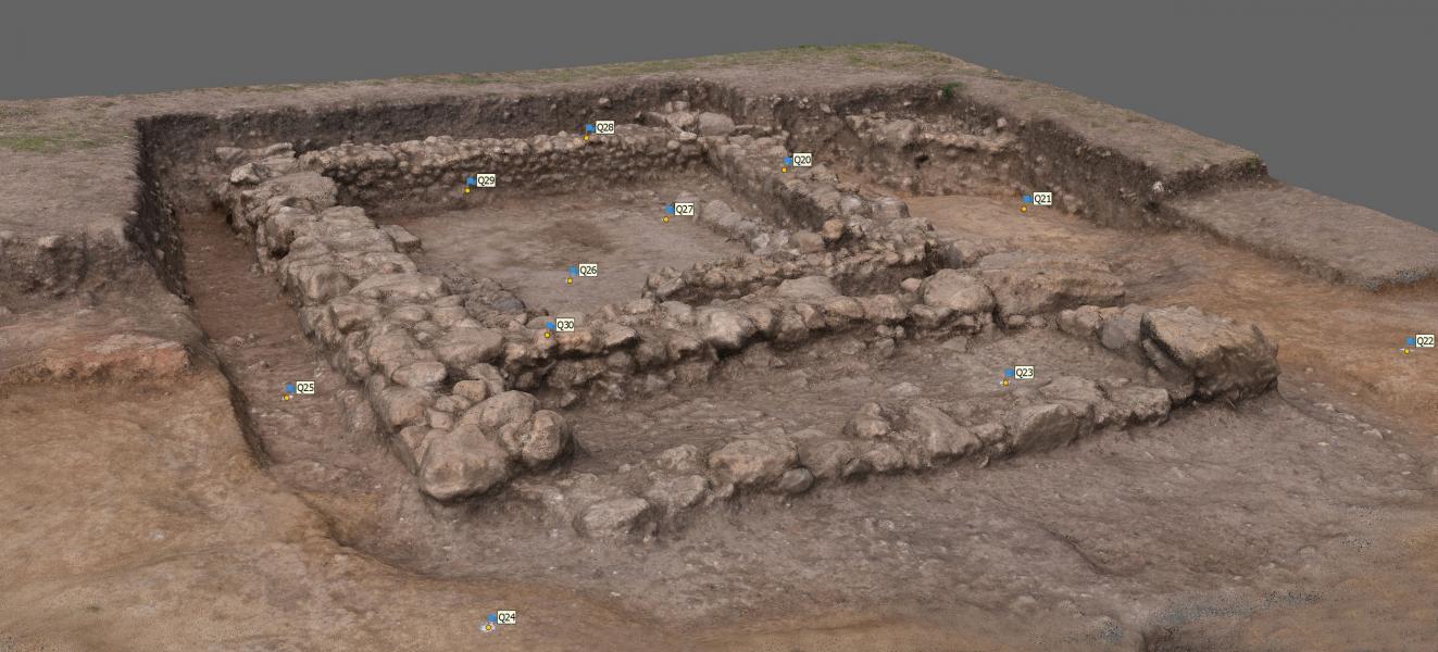 Strutture indagate e restituzione 3D dei processi di scavo_Tarquinia