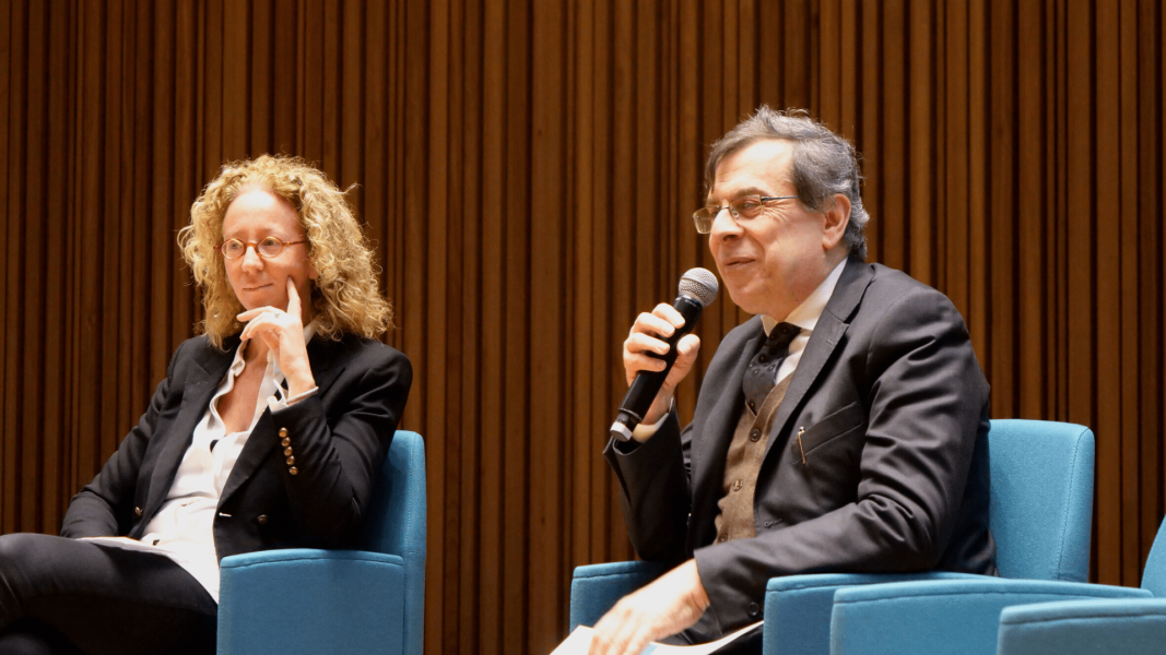 Saluti istituzionali con il rettore Elio Franzini e Sara Valaguzza, presidente del CUG - Comitato unico di Garanzia della Statale