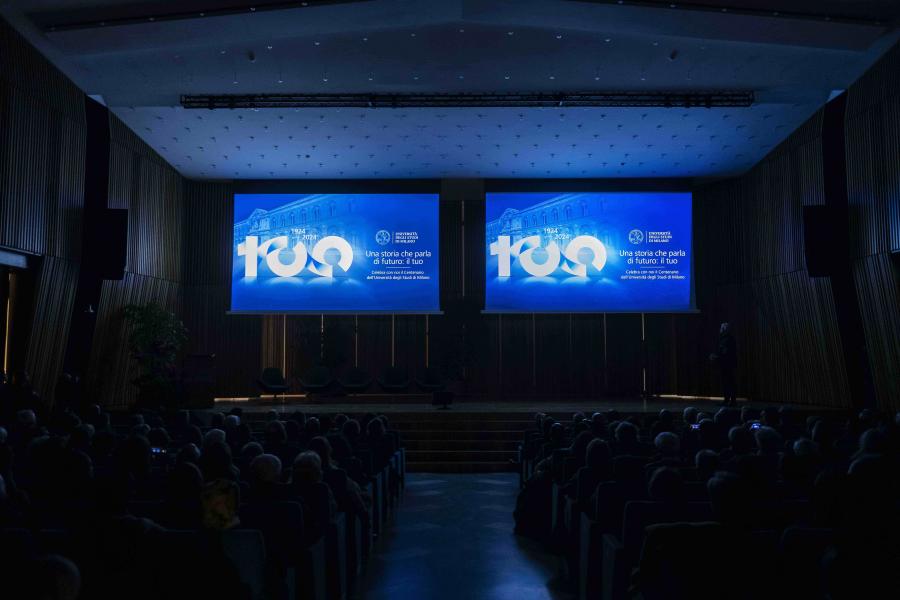 The event for the presentation of the programme of events planned by the University to celebrate its 100th Anniversary and the VUMM - Virtual UniMi Museum