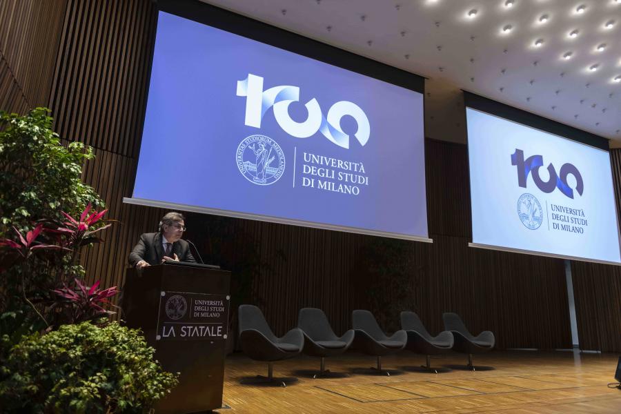The event for the presentation of the programme of events planned by the University to celebrate its 100th Anniversary and the VUMM - Virtual UniMi Museum