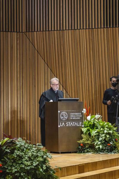 La Lectio Magistralis di Ivano Dionigi, presidente di AlmaLaurea - Foto Marco Riva