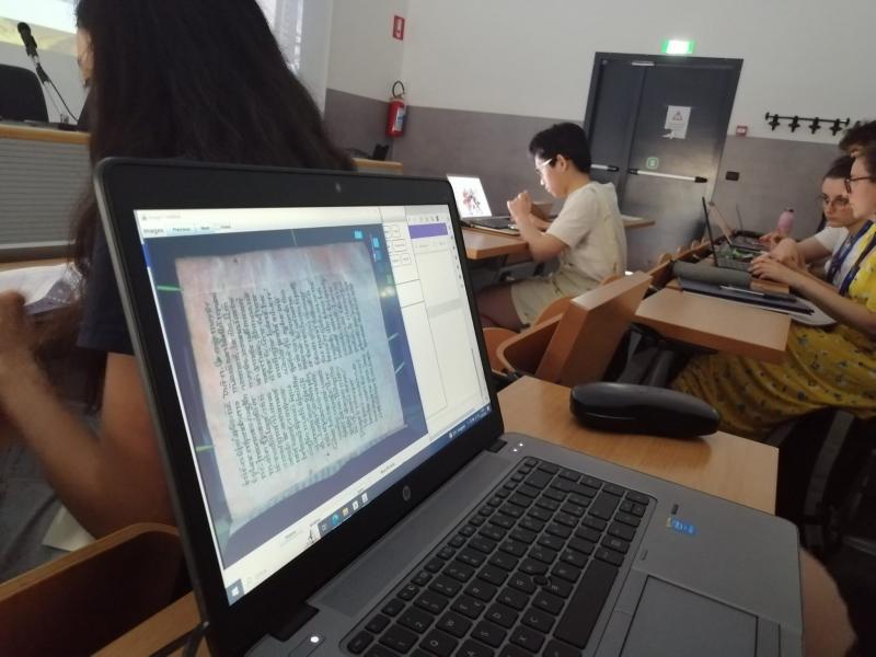 Un momento del lavoro nel corso della prima edizione della Summer School INTRADAMS