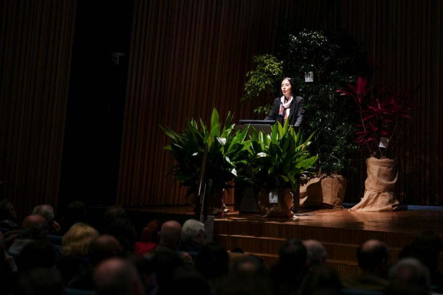 L'intervento della rettrice Marina Brambilla