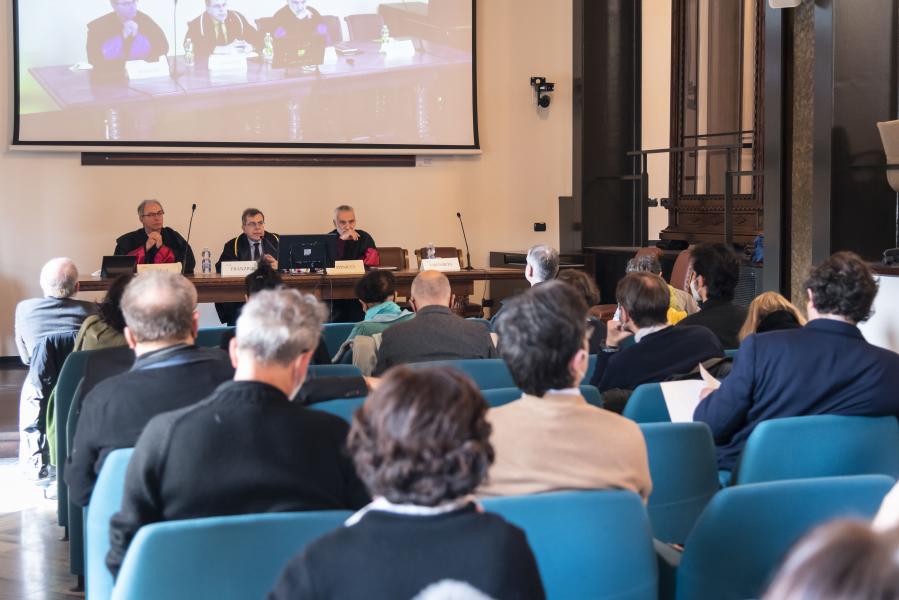 Un momento della cerimonia in Sala di Rappresentanza - Foto Giorgia Corti