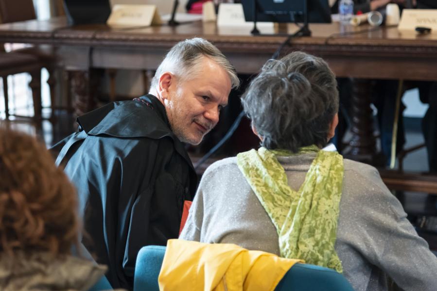 Durs Grünbein all'Università Statale di Milano - Foto Giorgia Corti