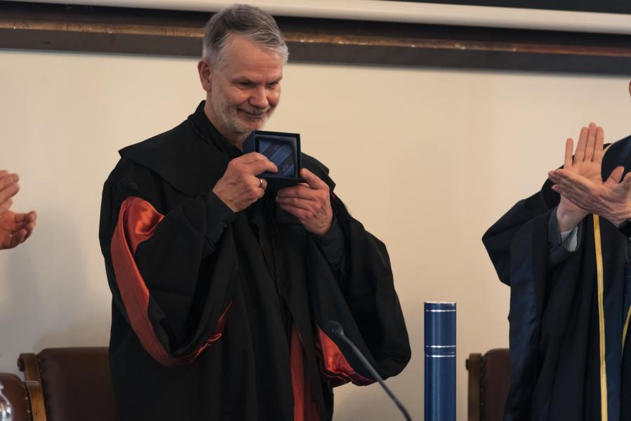 Un momento della cerimonia in Sala di Rappresentanza - Foto Giorgia Corti