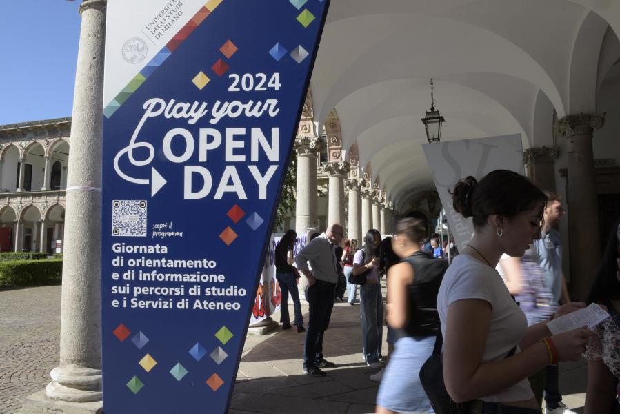 L'Open Day dell'Università Statale di Milano nella sede di via Festa del Perdono
