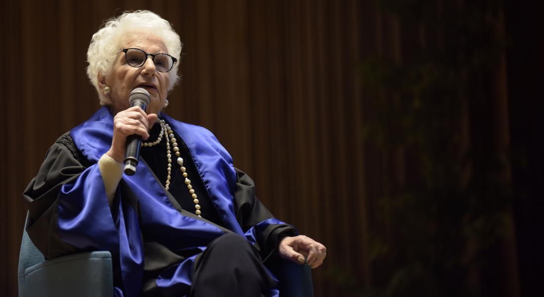 La senatrice a vita Liliana Segre 