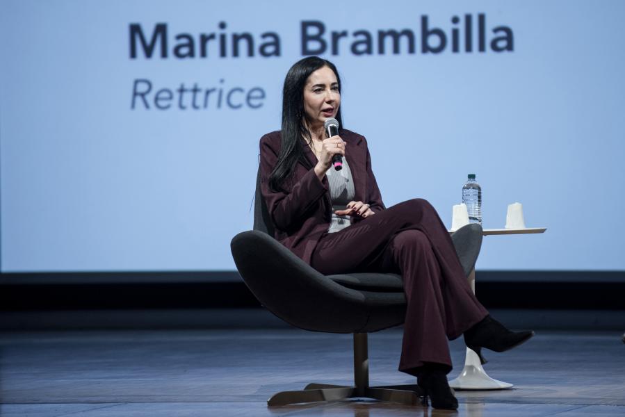 La rettrice Marina Brambilla 