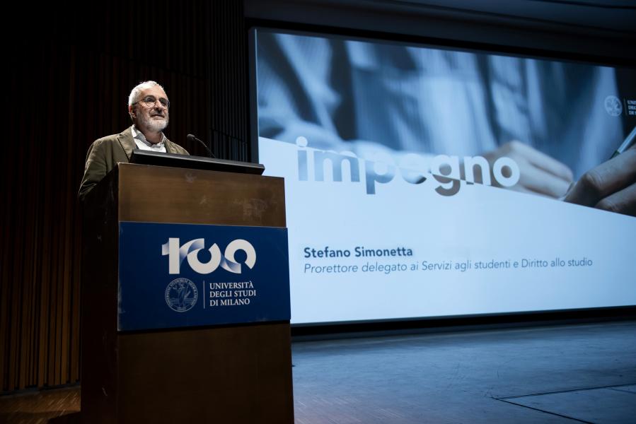 Stefano Simonetta, prorettore delegato ai Servizi agli studenti e Diritto allo studio
