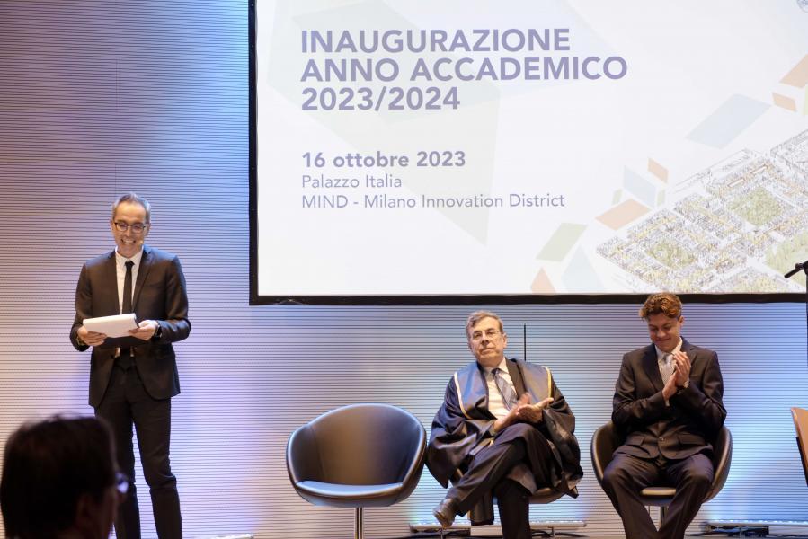 Celebrating the inauguration of the academic year 2023-2024 of the University of Milan - Photo by Paolo Poce.