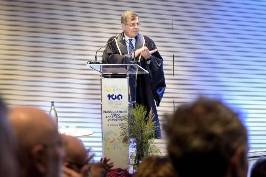 Celebrating the inauguration of the academic year 2023-2024 of the University of Milan - Photo by Paolo Poce.