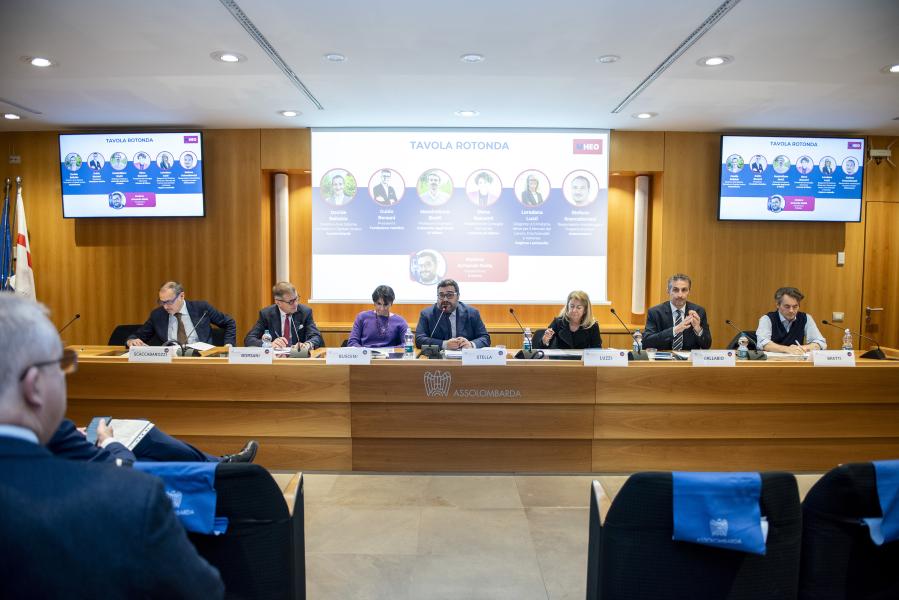 Un momento della tavola rotonda in occasione della presentazione del Rapporto MHEO