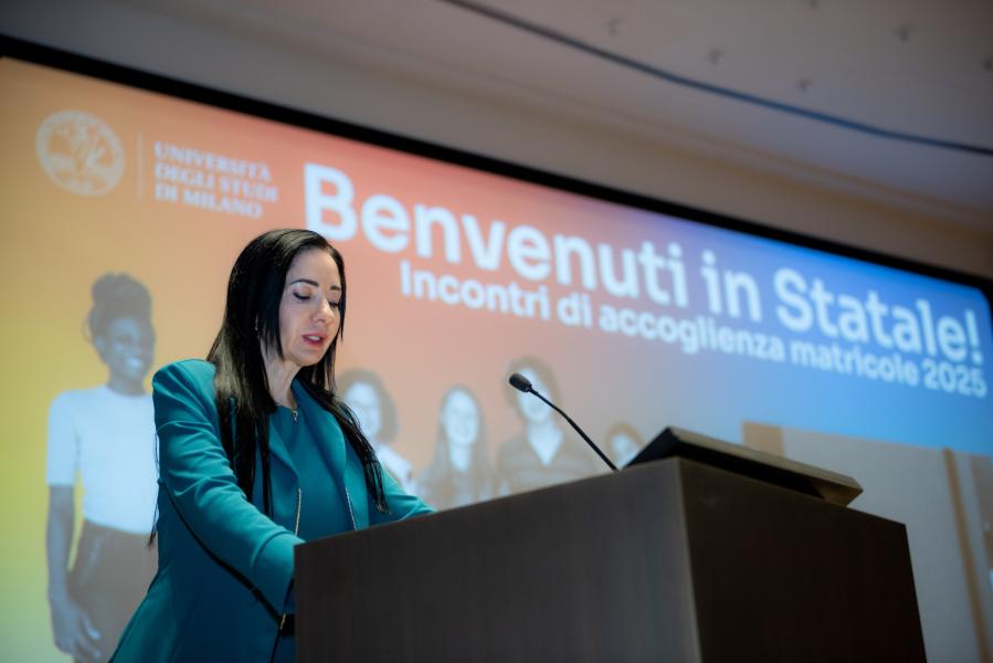 Il saluto della rettrice Marina Brambilla