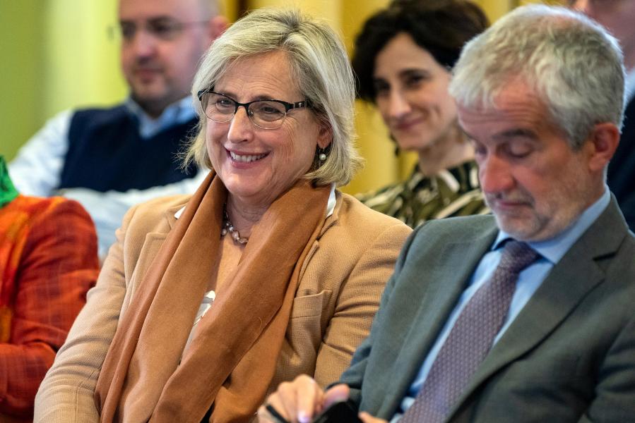 La prorettrice Antonella Baldi all'incontro