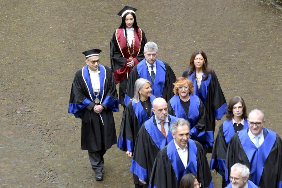 La Rettrice della Statale e il corteo di inaugurazione dell'anno accademico