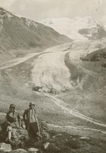 Il ghiacciaio dei Forni: immagine del 1929
