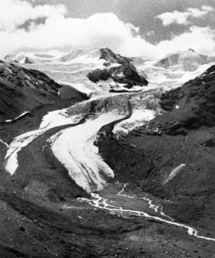 Il ghiacciaio dei Forni: immagine del 1947