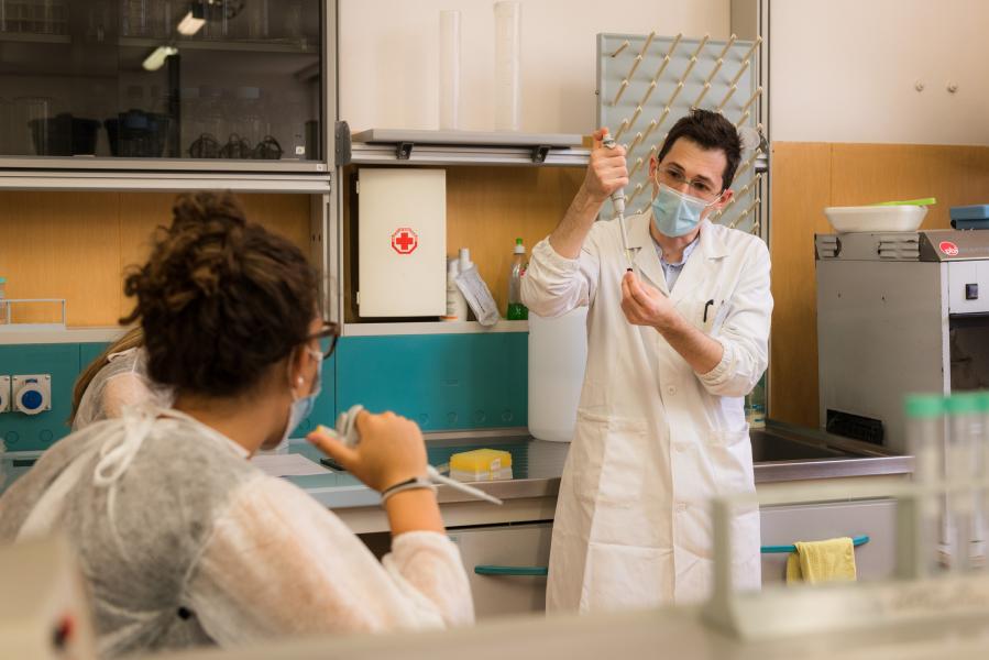 In laboratorio