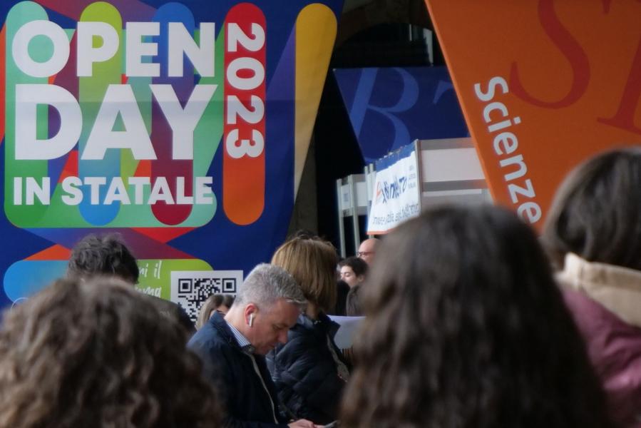 L'Open Day 2023 nella sede di via Festa del Perdono dell'Università Statale di Milano