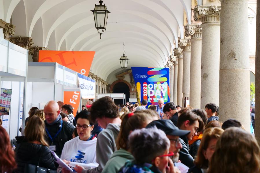 L'Open Day 2023 nella sede di via Festa del Perdono dell'Università Statale di Milano