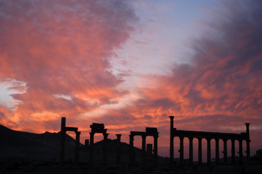 Il sito archeologico di Palmira - Immagini dall'ultimo numero di NOTOOTTO: crediti Valentino Albini, Archivio UniMi, Paolo Bersani