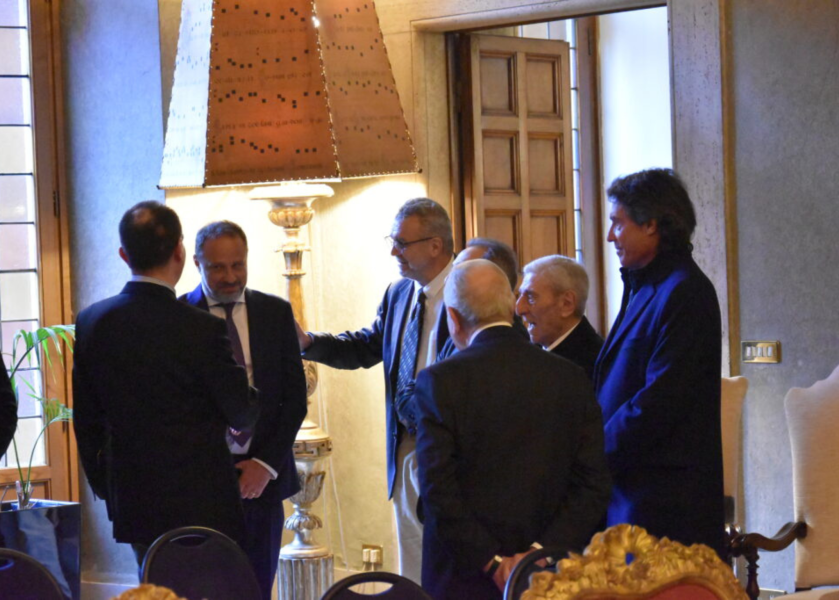 Premiazione di Marcello Massimini alla Fondazione Nicola Irti.