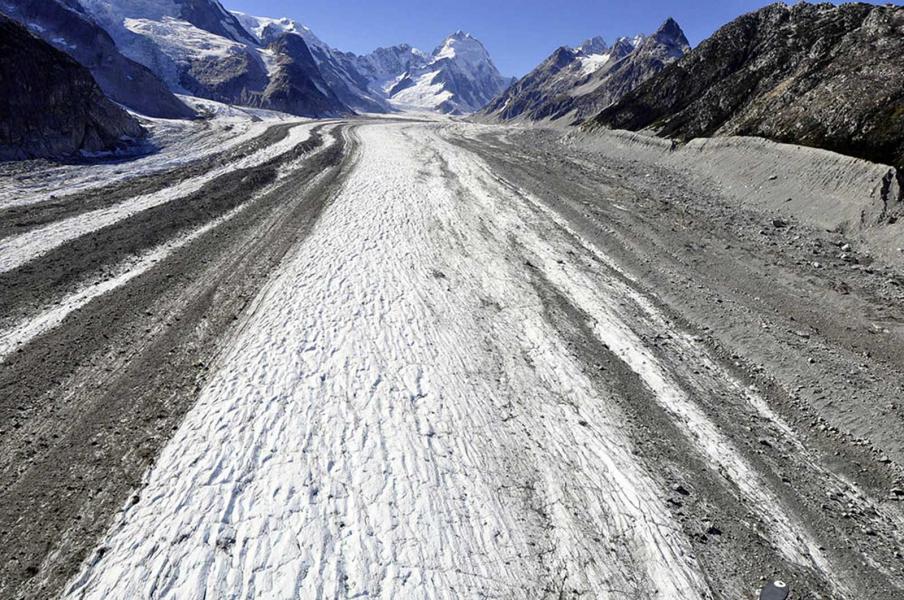 Il ritiro dei ghiacciai. Il ghiacciaio Tindeman 