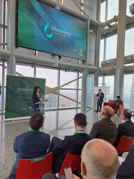 La presentazione di Visioning, Premio Speciale Sostenibilità